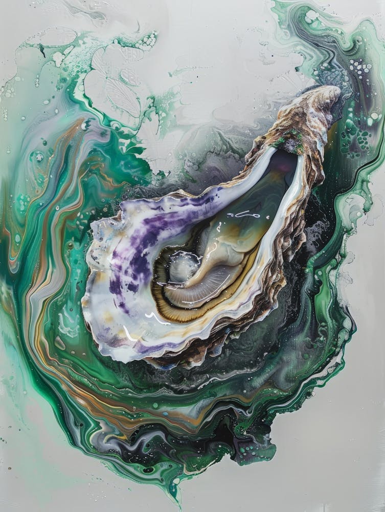 Oyster In The Water