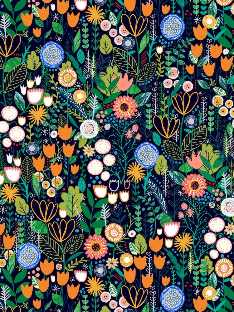 Mary'S Garden Marineblau