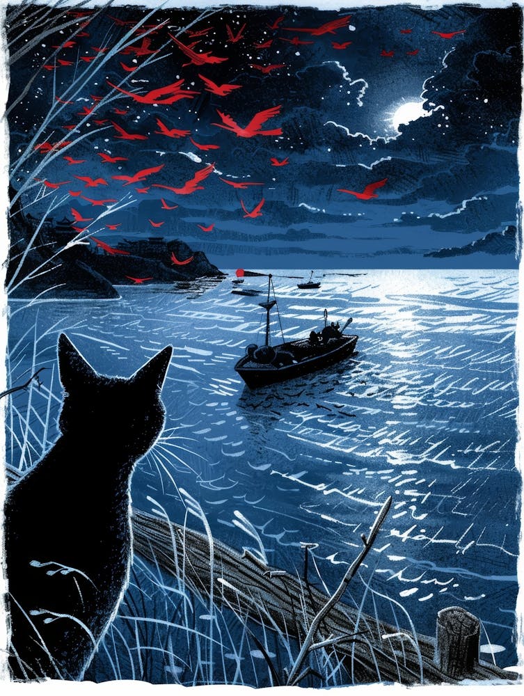 Cat At Night