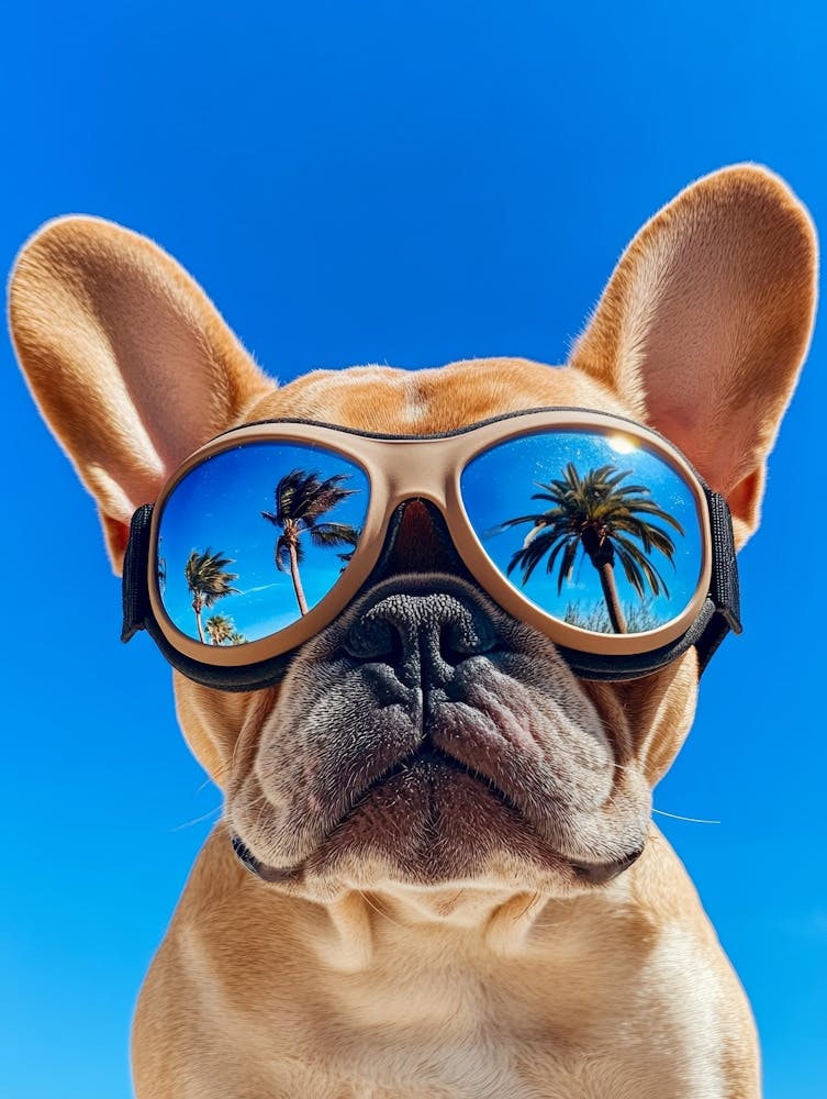 French Bulldog With Sunglasses 2