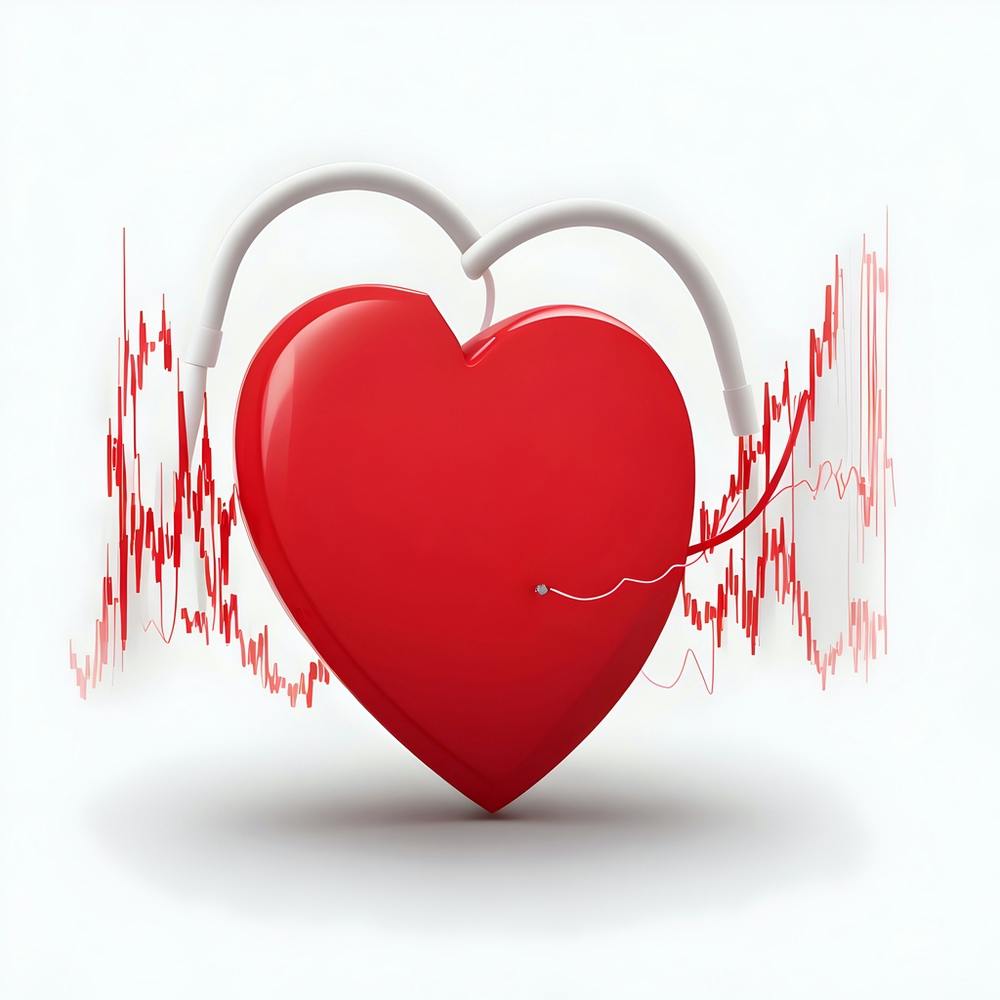 Heart With A Stethoscope