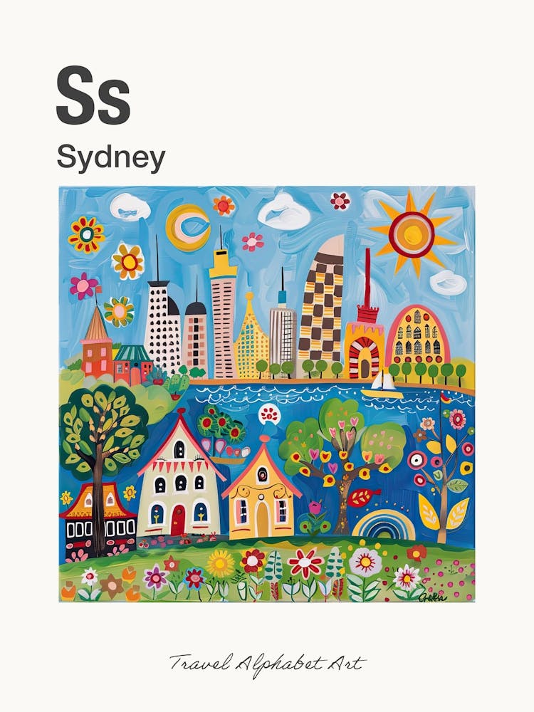 Kids Travel Alphabet  Sydney 2