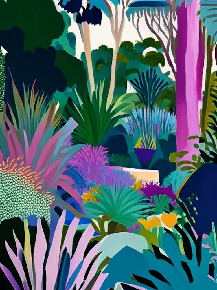 The Royal Botanic Garden, Cranbourne, Australia Abstract Still Life