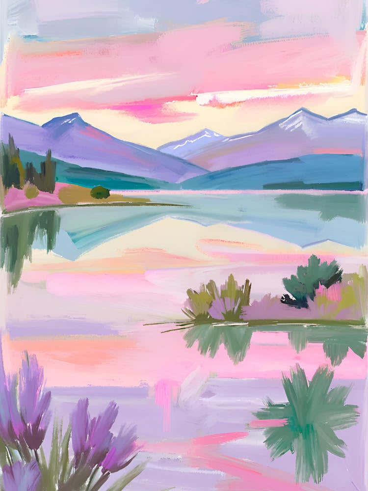 Sunset By The Lake 3