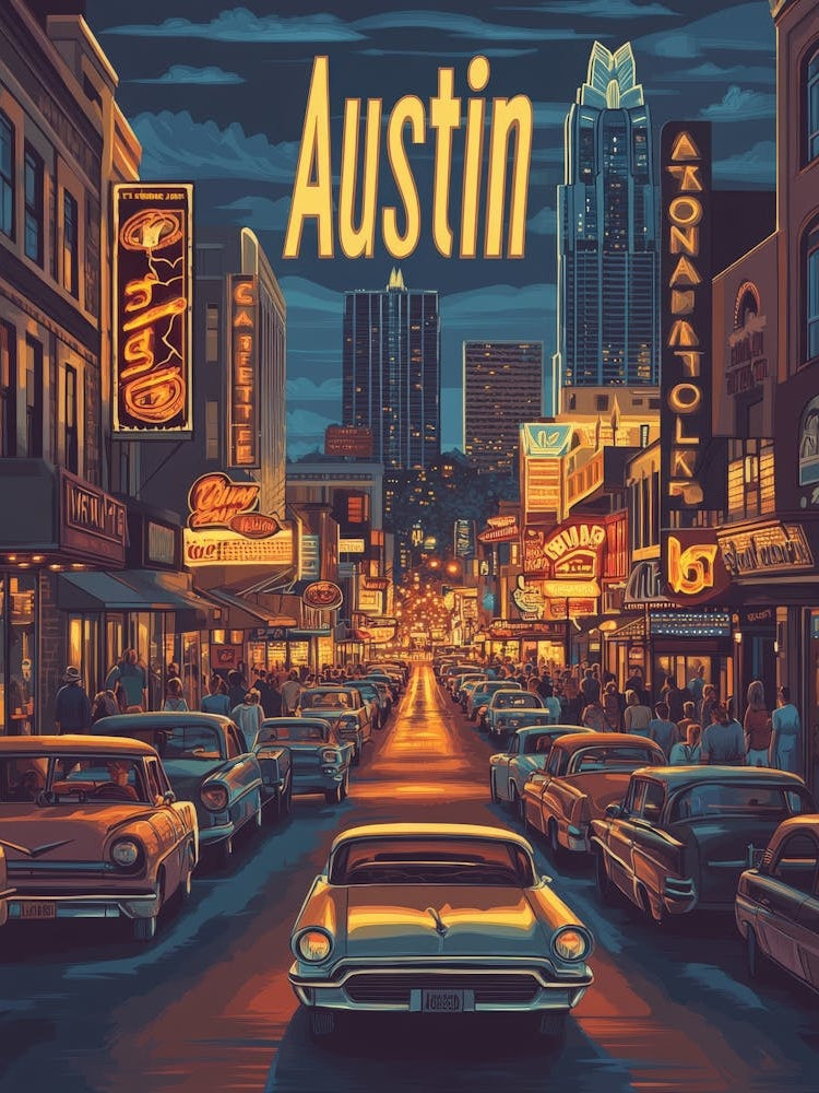 Aihrgdesign A Classic 1960s Travel Poster For Austin Showcasi 931d8e1a Ae8e 4848 Bf33 E457c860808b 2