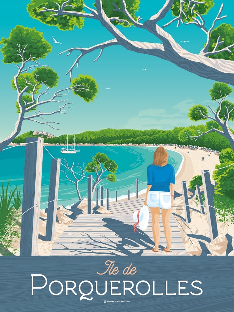 Ile Porquerolles Hyeres France