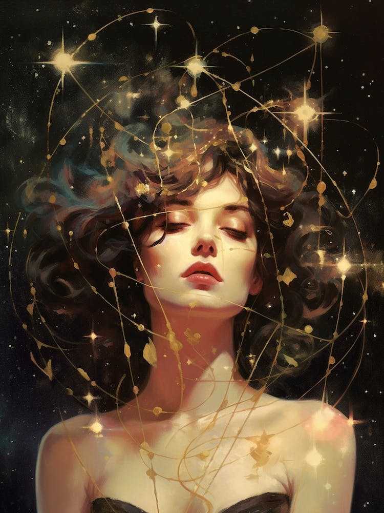 Whimsical Lady Universe Celestial 3