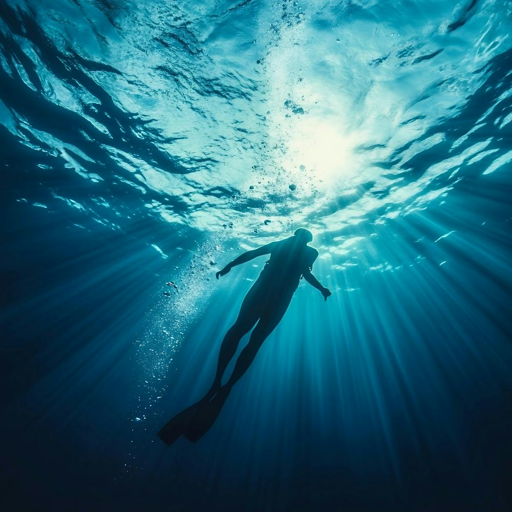 Scuba Diver Underwater