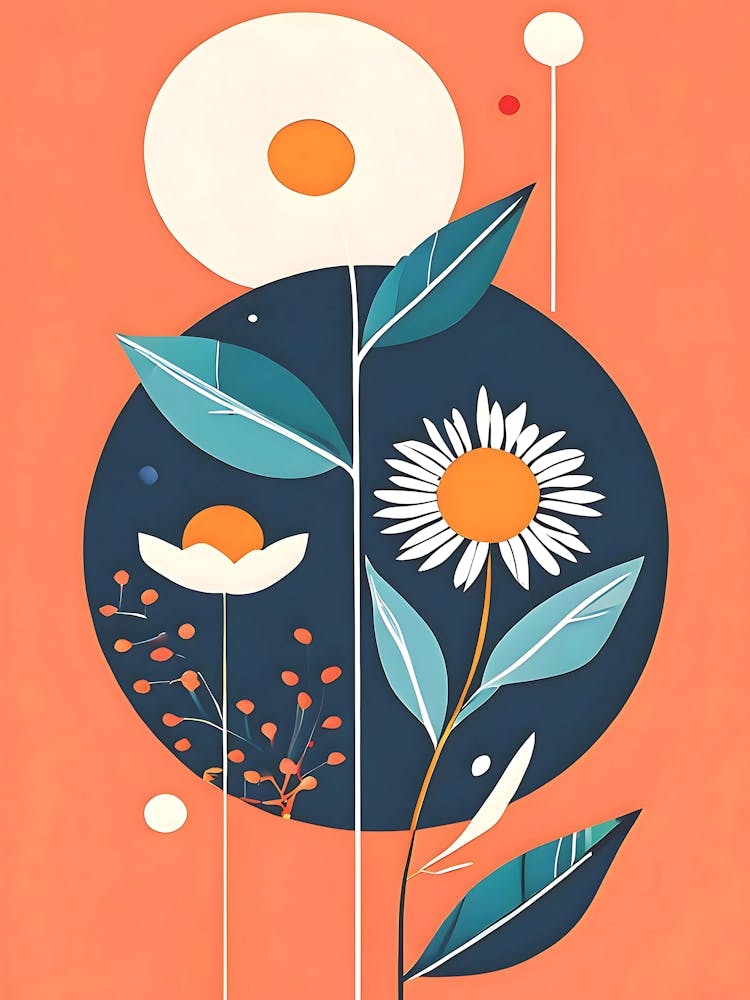 Abstract Vibrant Serenity