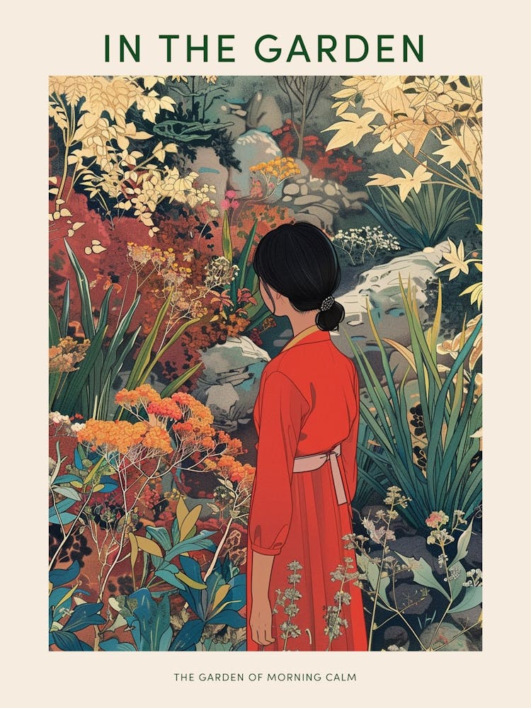 In The Garden Poster The Garden Of Morning Calm South Korea 4