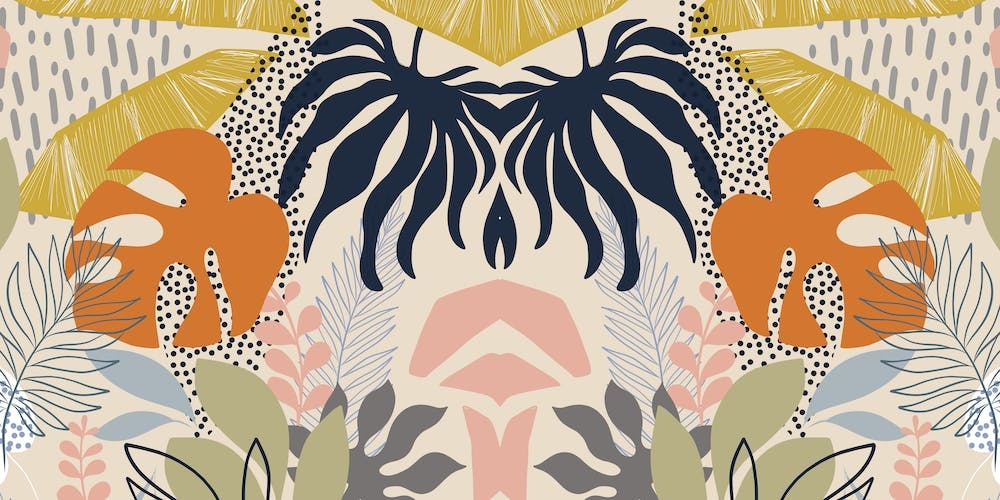 Tropical Boho Pattern Earthy