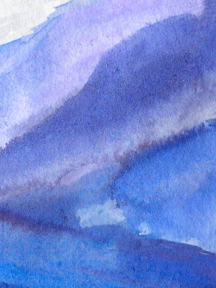 Aquarelle D'Un Ciel Bleu