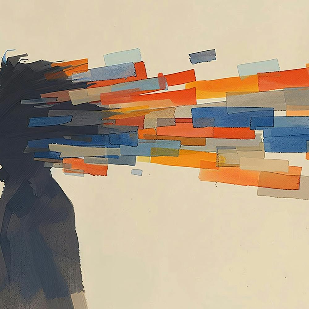Abstract Of A Woman'S Head 2