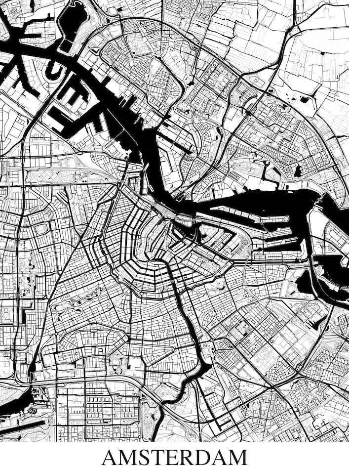 Amsterdam White Black