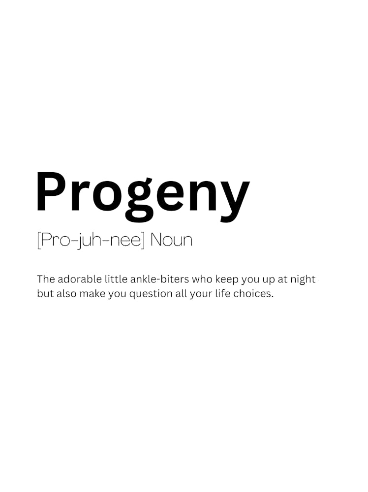 Progeny Definition Bedeutung