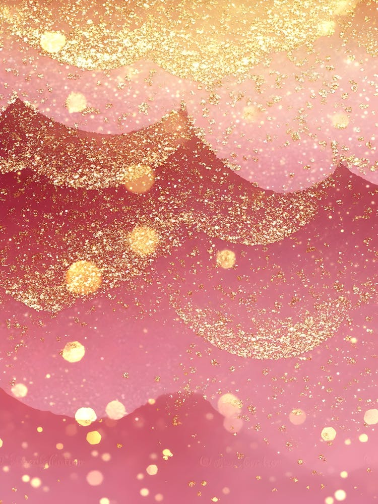 Gold Glitter Background