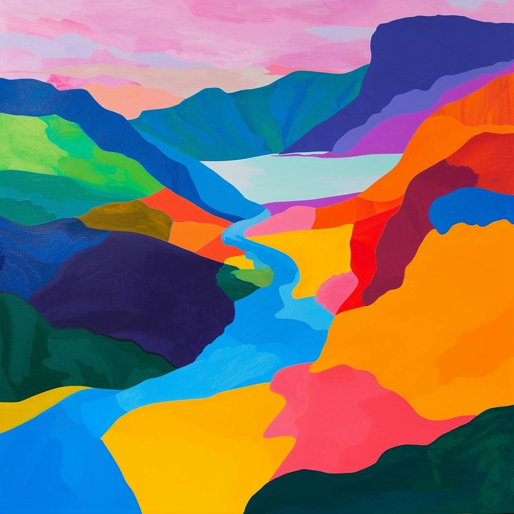 Abstract Travel Collection Maui Usa 1