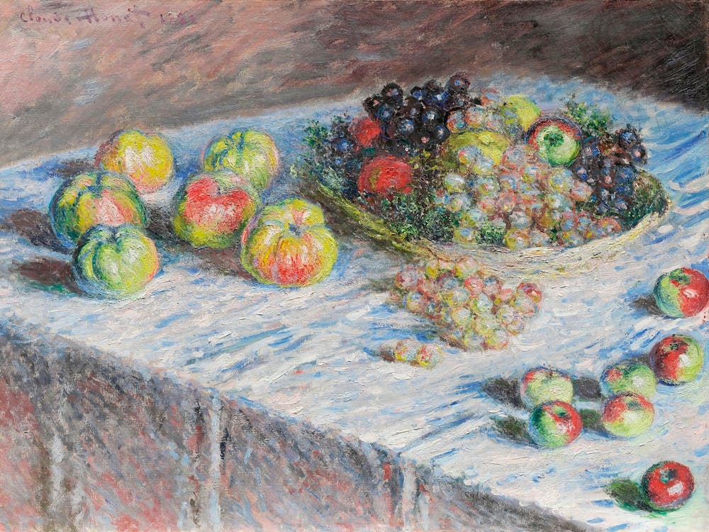 Apples And Grapes (1880), Claude Monet