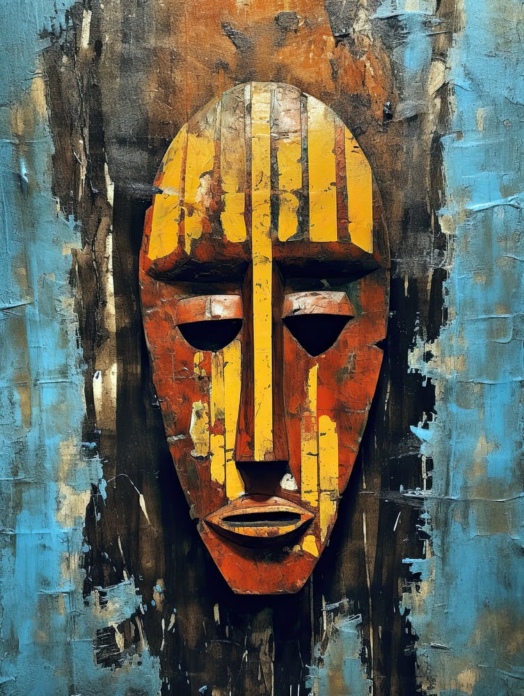 Tribal Whispers; Echoes Of Ancient Masks