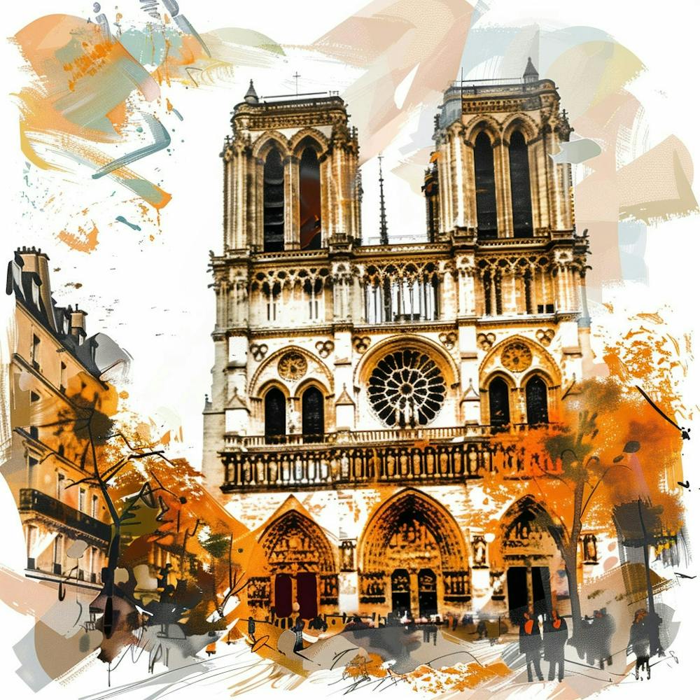 Paris Notre Dame Cathedral