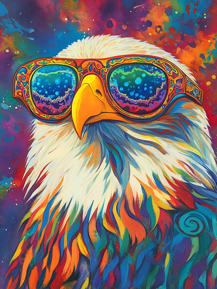 Eagle With Sunglasses 11