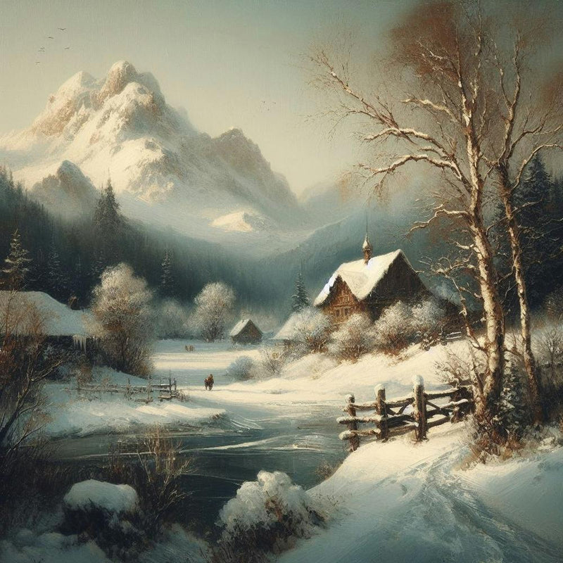 Nostalgische Winterlandschaft