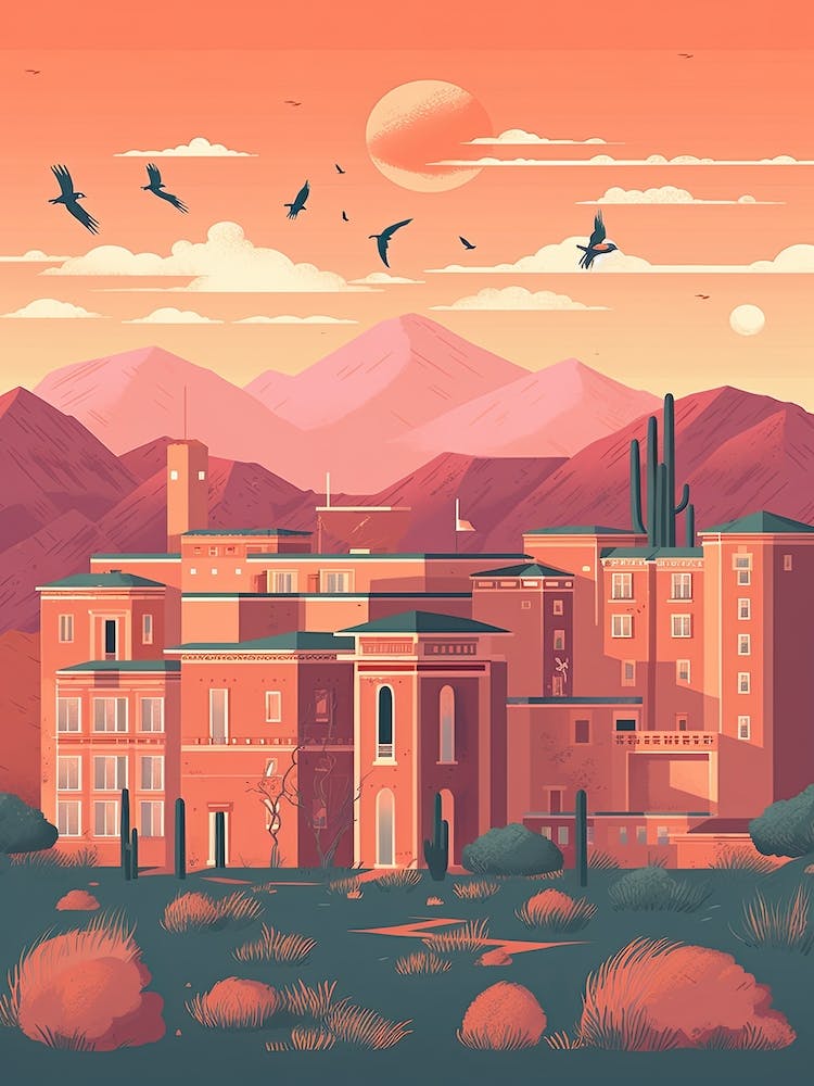 Phoenix United States Reiseillustration 2