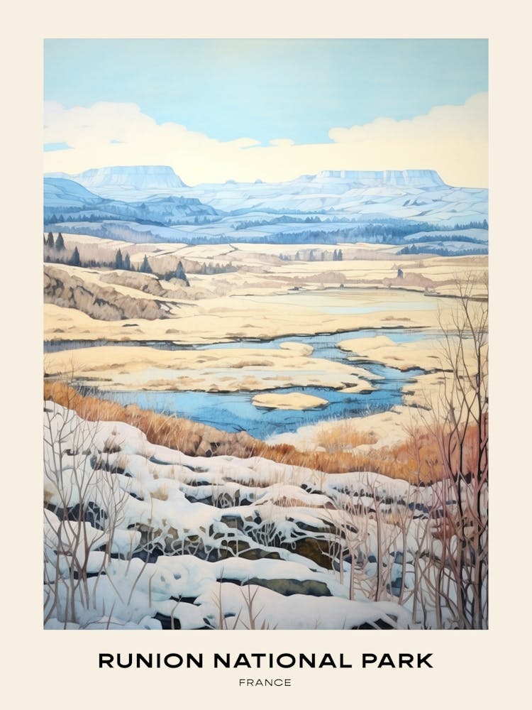 Runion National Park France 3 Poster