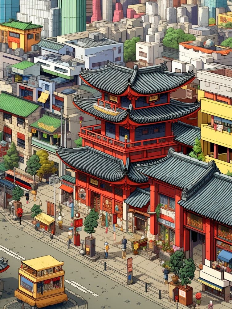 Seoul Pixel Art 2