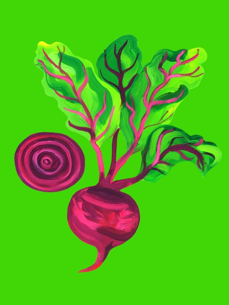 Beetroot Swirl Green