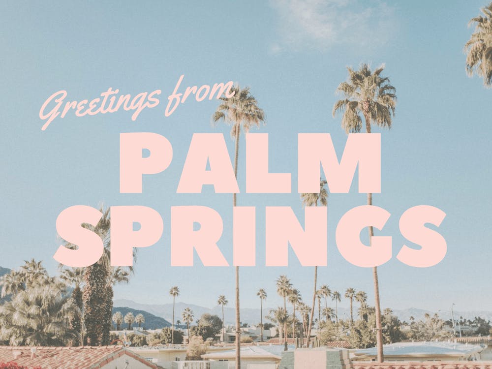 Greetings from Palm Springs | California Travel Postcard