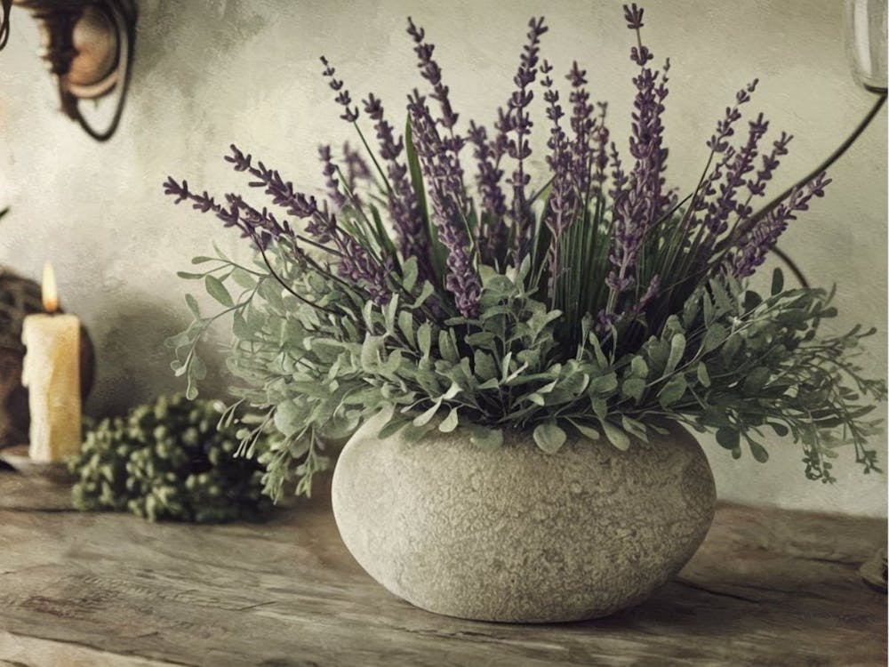 Lavender In A Vase