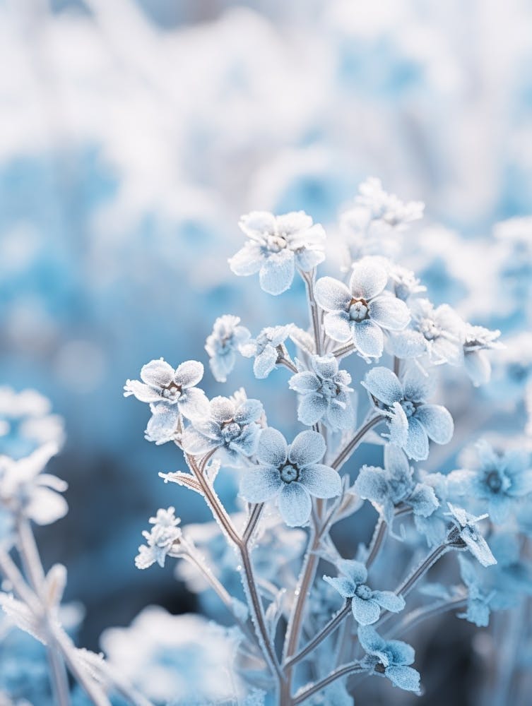 Frosty Botanical Alpine Forget Me Not