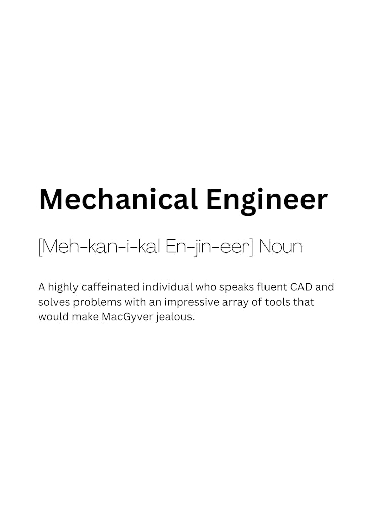 Mechanical Engineer Definition Meaning