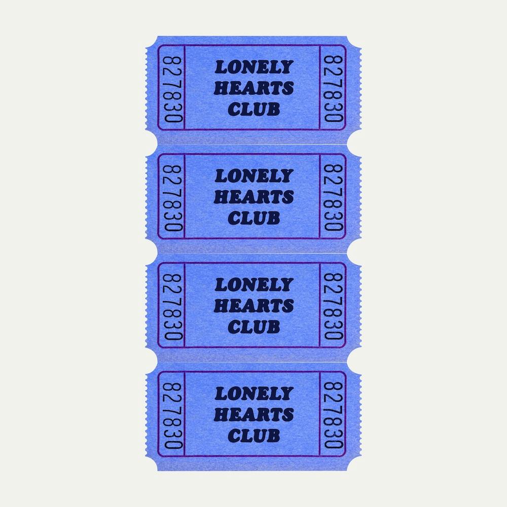 Lonely Hearts Blue Square
