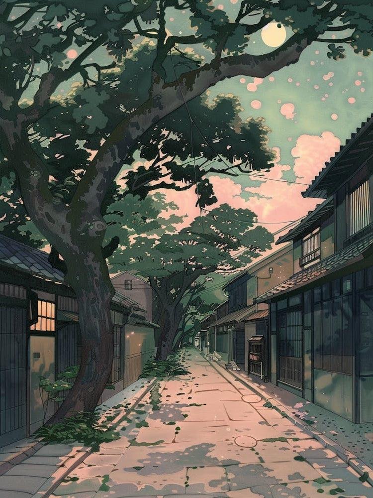 Kanazawa Japan 1 Retro Illustration