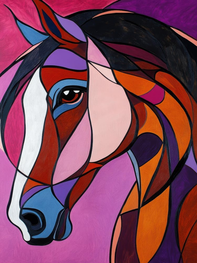 Abstract Horse Painting 1