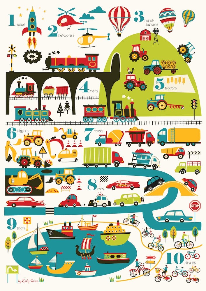 Vehicles Number Print