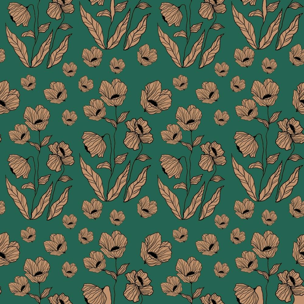 Green Floral