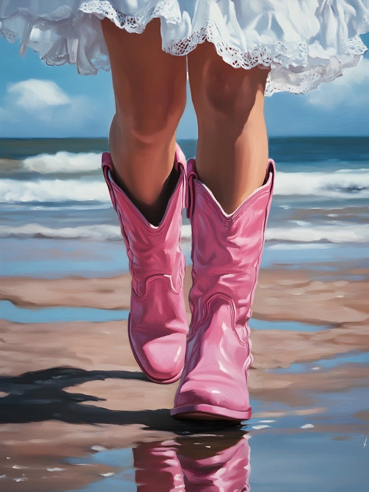 Pink Cowboy Boots 19