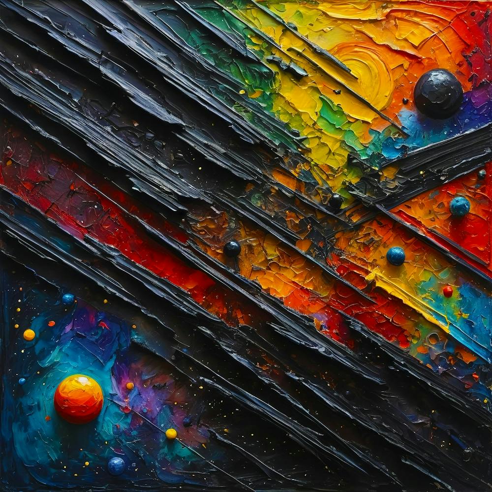 Abstract Painting Vibrant colors 3