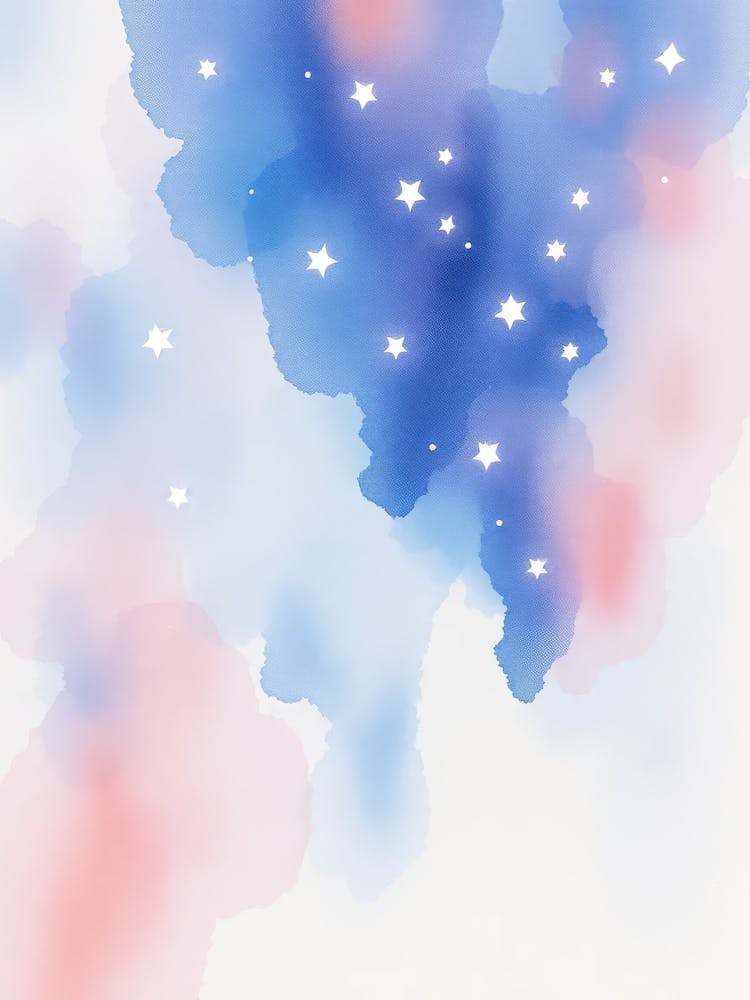 Watercolor Stars