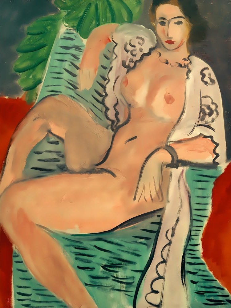 Henri Matisse - Nude With Cloth, 1936