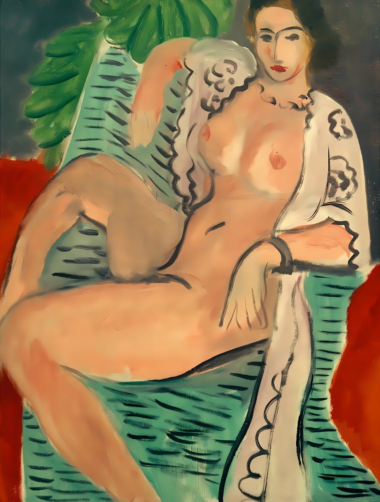 Henri Matisse - Nude With Cloth, 1936