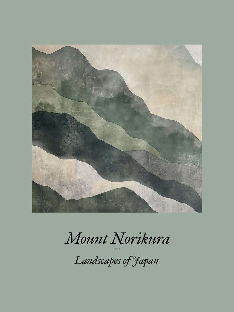 Landscapes Of Japan Mount Norikura