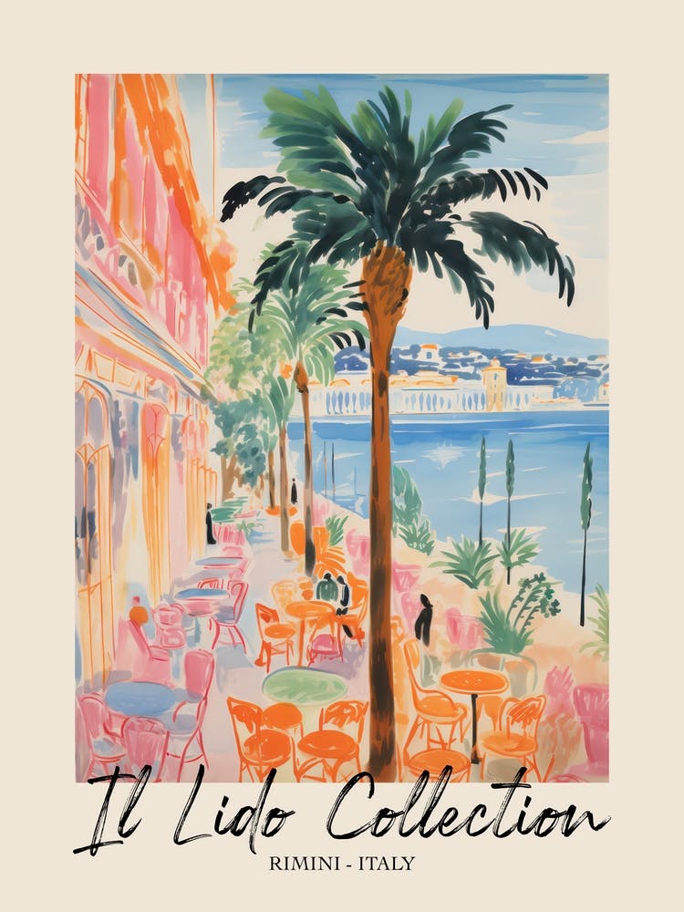 Rimini   Italy Il Lido Collection Beach Club Poster 4