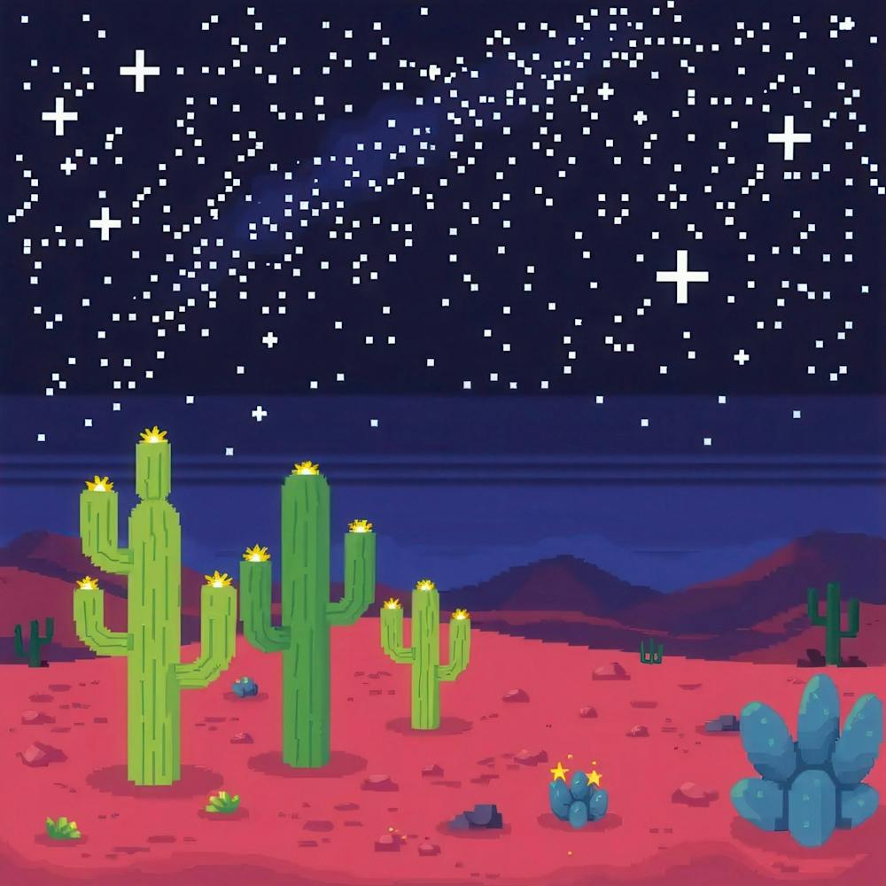 Desert Night Sky