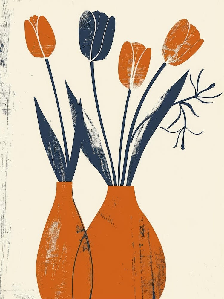Tulips In Vases 1
