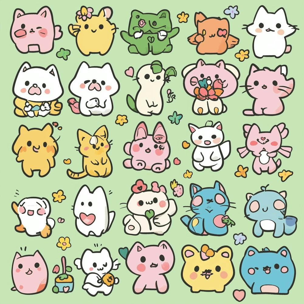 Chats Kawaii