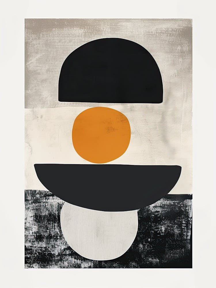 Interlocked Shapes Bauhaus Minimalist